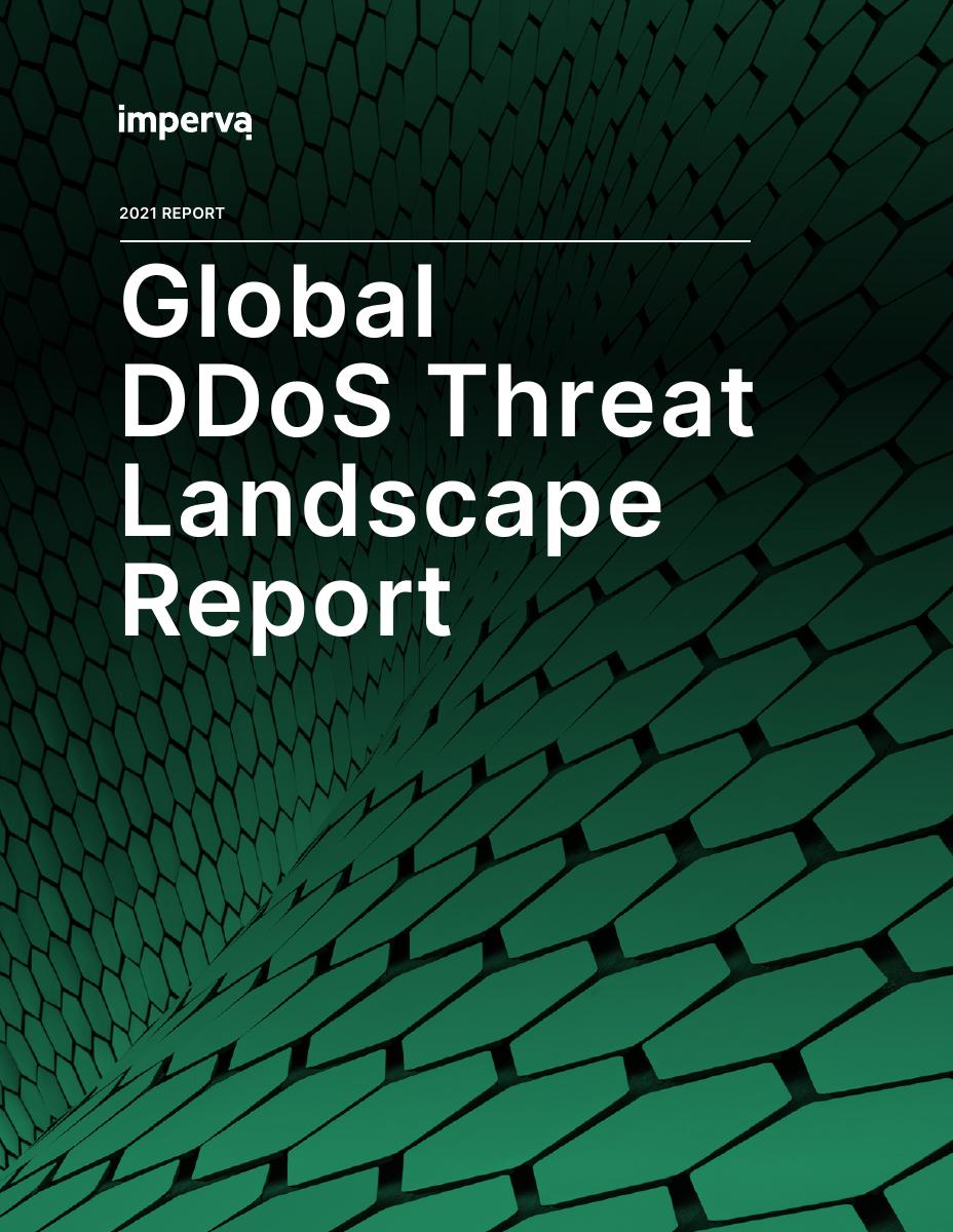 Cover of Imperva Global DDoS Threat Landscape Report