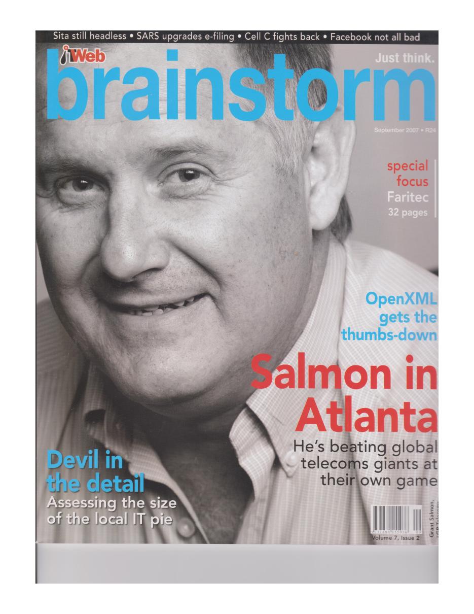 Brainstorm magazine cover for Not the Usual Suspects